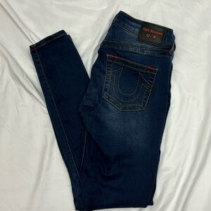 True Religion Jennie Man U Curvy  Jeans Size 27